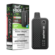 FLAVOUR BEAST BEAST MODE MAX 18K CHUGGIN’ Green Dew ICED / 20MG Disposables FLAVOUR BEAST BEAST MODE MAX 18K | Downtown