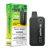 FLAVOUR BEAST BEAST MODE MAX 18K SUPER Sour Lemon ICED / 20MG Disposables FLAVOUR BEAST BEAST MODE MAX 18K | Downtown