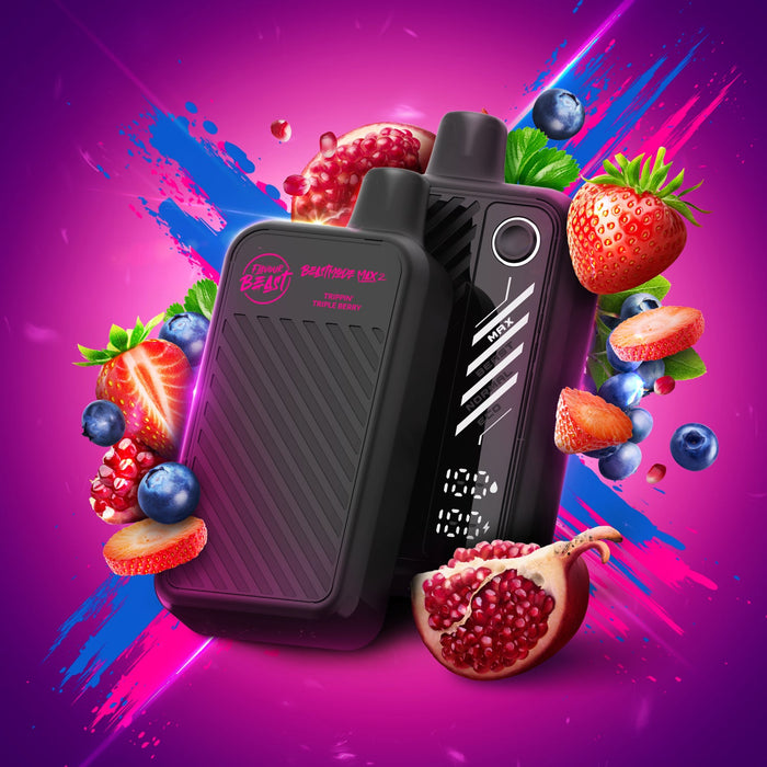 Flavour Beast Beast Mode Max 2 50K Disposable Vape Trippin’ Triple Berry / 20MG Disposables Flavour Beast Mode Max 2