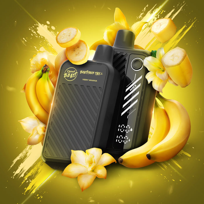 Flavour Beast Beast Mode Max 2 50K Disposable Vape Vibin’ Banana / 20MG Disposables Flavour Beast Mode Max 2 50k