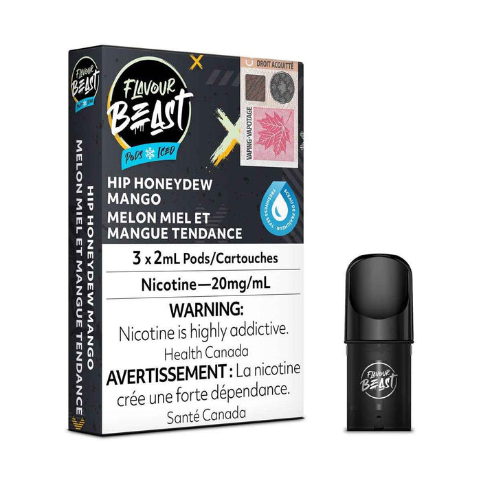 FLAVOUR BEAST PODS Hip Honeydew Mango Iced / 20MG Closed Pods FLAVOUR BEAST PODS | Downtown Smokes N Vapes