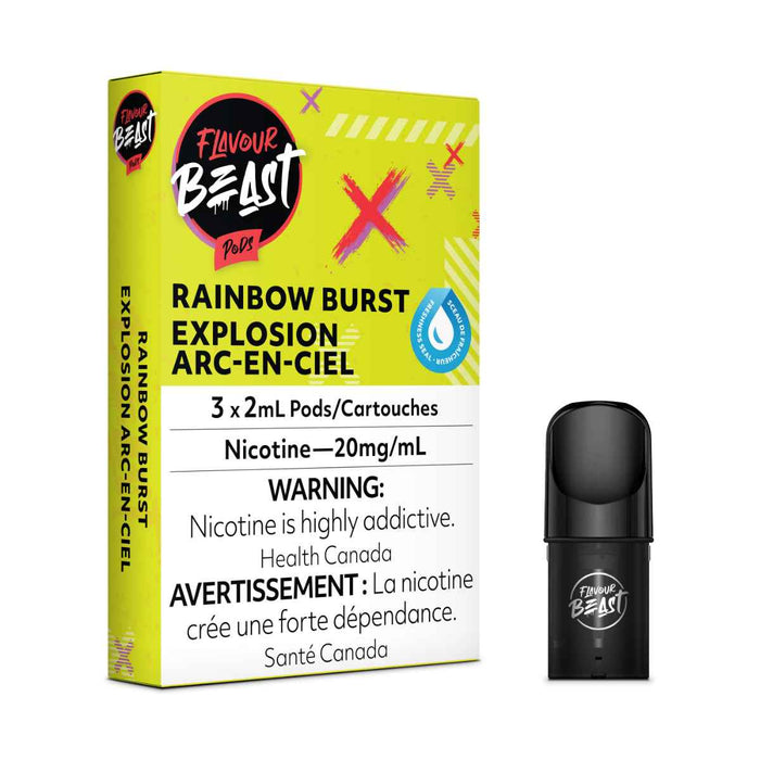 FLAVOUR BEAST PODS Ragin’ Razz Mango Iced / 20MG Closed Pods FLAVOUR BEAST PODS | Downtown Smokes N Vapes