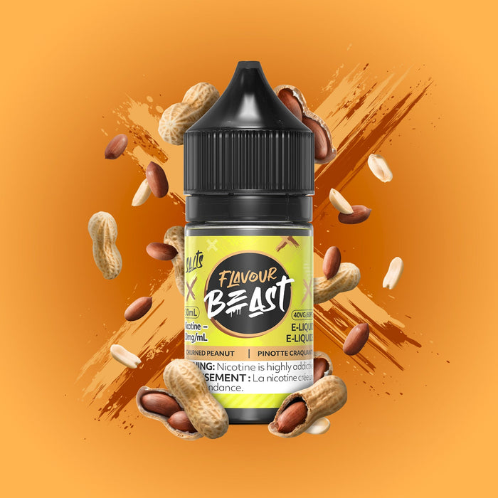 FLAVOUR BEAST SALTS 30ML Churned Peanut / 20MG Salt Nic FLAVOUR BEAST SALTS 30ML | Downtown Smokes N Vapes
