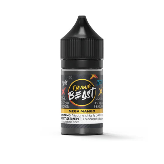 FLAVOUR BEAST SALTS 30ML Mega Mango Iced / 20MG Salt Nic FLAVOUR BEAST SALTS 30ML | Downtown Smokes N Vapes
