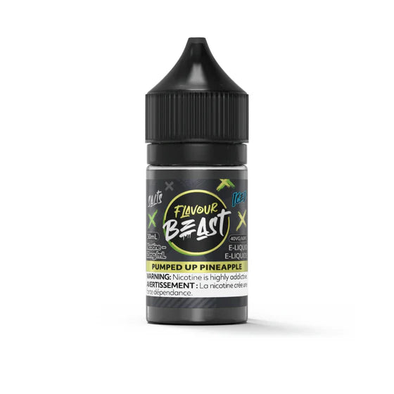 FLAVOUR BEAST SALTS 30ML Pumped Up Pineapple Iced / 20MG Salt Nic FLAVOUR BEAST SALTS 30ML | Downtown Smokes N Vapes