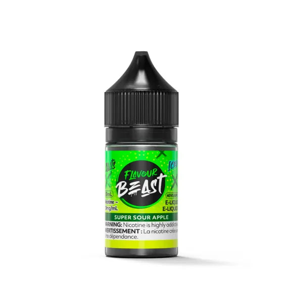 FLAVOUR BEAST SALTS 30ML Super Sour Apple / 20MG Salt Nic FLAVOUR BEAST SALTS 30ML | Downtown Smokes N Vapes