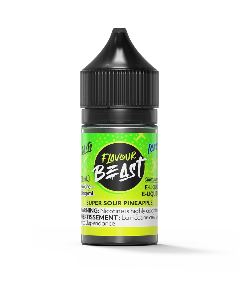 FLAVOUR BEAST SALTS 30ML Super Sour Pineapple / 20MG Salt Nic FLAVOUR BEAST SALTS 30ML | Downtown Smokes N Vapes