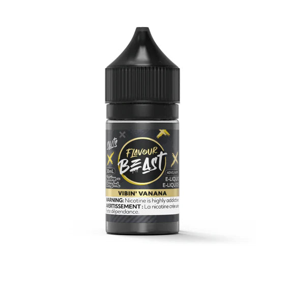 FLAVOUR BEAST SALTS 30ML Vibin’ Vanana / 20MG Salt Nic FLAVOUR BEAST SALTS 30ML | Downtown Smokes N Vapes