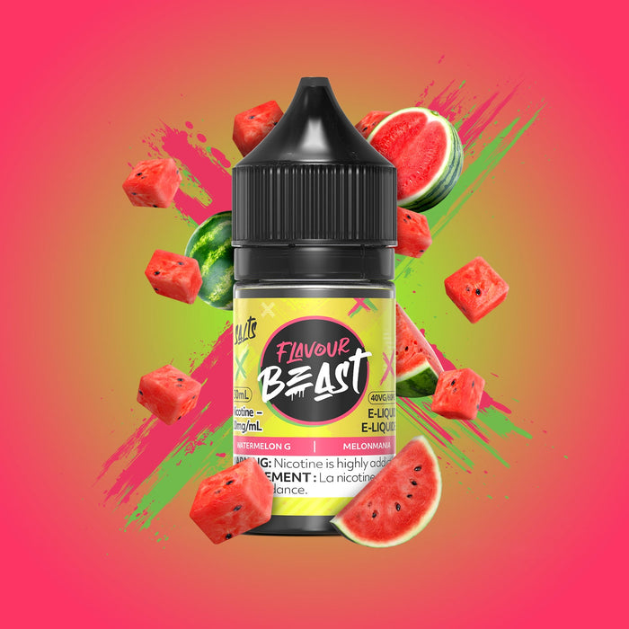 FLAVOUR BEAST SALTS 30ML Watermelon G / 10MG Salt Nic FLAVOUR BEAST SALTS 30ML | Downtown Smokes N Vapes