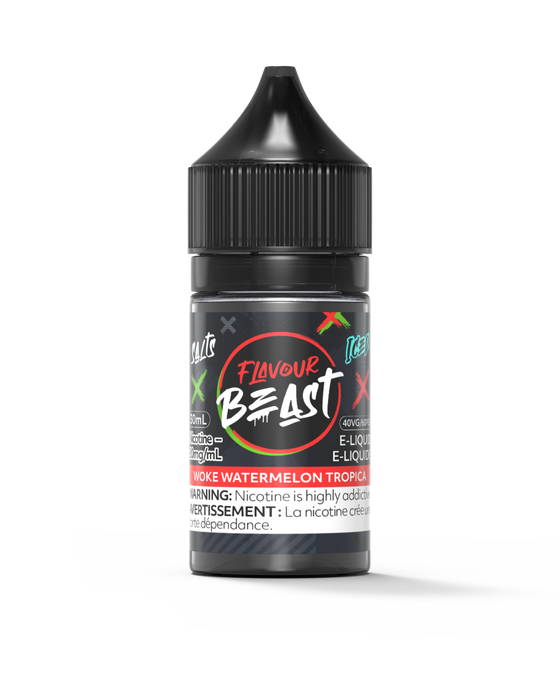 FLAVOUR BEAST SALTS 30ML Woke Watermelon Tropica / 20MG Salt Nic FLAVOUR BEAST SALTS 30ML | Downtown Smokes N Vapes