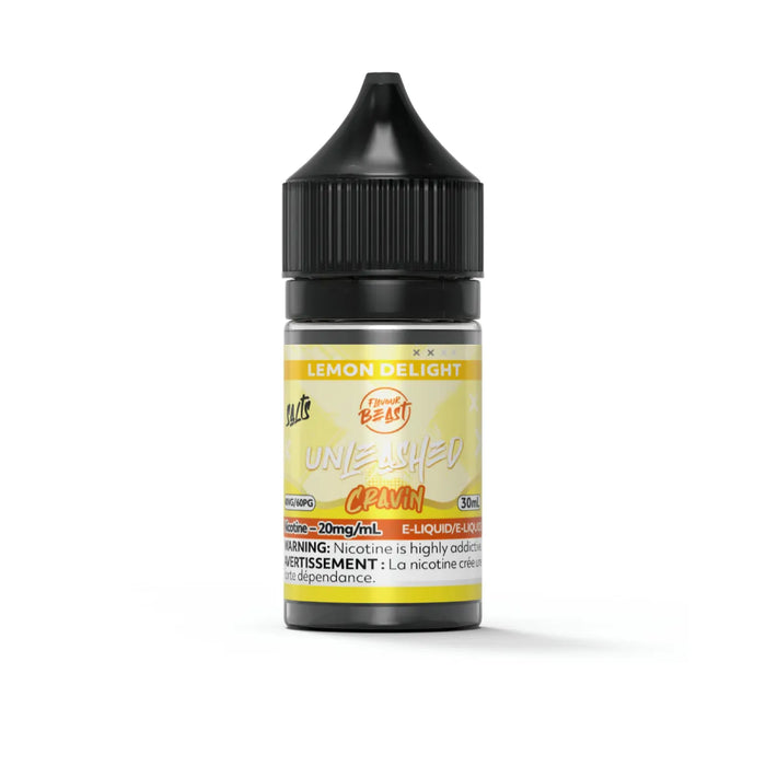 FLAVOUR BEAST UNLEASHED CRAVIN SALT 30ML Cravin Lemon Delight / 20MG Salt Nic FLAVOUR BEAST UNLEASHED CRAVIN SALT 30ML