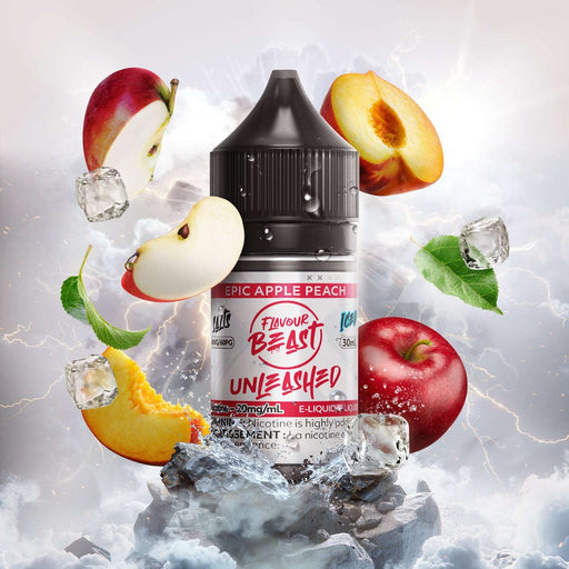FLAVOUR BEAST UNLEASHED SALTS 30ML Epic Apple Peach / 20MG Salt Nic FLAVOUR BEAST UNLEASHED SALTS 30ML | Downtown