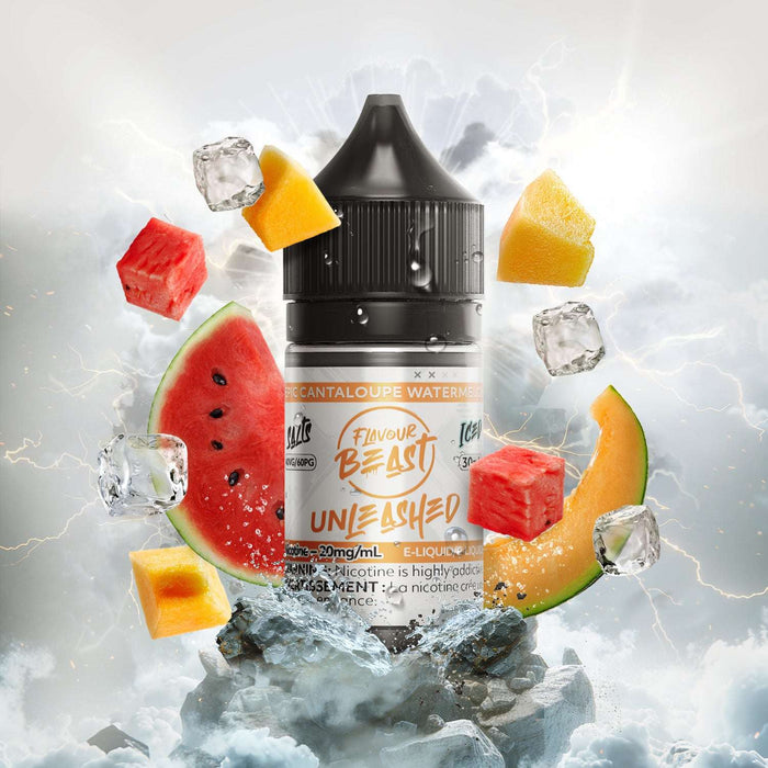 FLAVOUR BEAST UNLEASHED SALTS 30ML Epic Cantaloupe Watermelon / 20MG Salt Nic FLAVOUR BEAST UNLEASHED SALTS 30ML