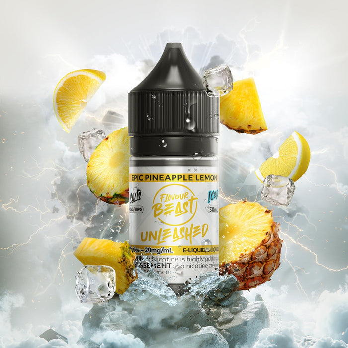 FLAVOUR BEAST UNLEASHED SALTS 30ML Epic Pineapple Lemon / 20MG Salt Nic FLAVOUR BEAST UNLEASHED SALTS 30ML | Downtown