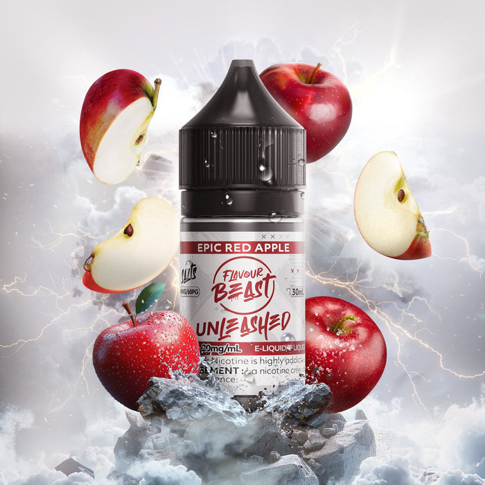 FLAVOUR BEAST UNLEASHED SALTS 30ML Epic Red Apple / 20MG Salt Nic FLAVOUR BEAST UNLEASHED SALTS 30ML | Downtown Smokes