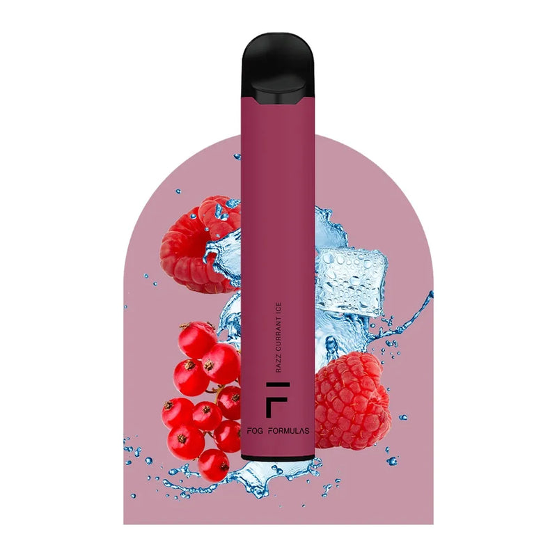 FOG FORMULAS DISPOSABLE VAPE Razz Currant Ice / 20MG Intense Disposables FOG FORMULAS DISPOSABLE VAPE | Downtown Smokes