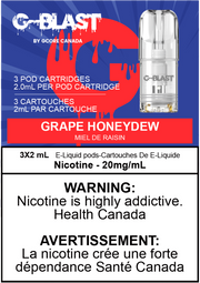 G Blast Pods by G Core Grape Honeydew / 20MG Closed Pods G Blast Pods by G Core | Downtown Smokes N Vapes