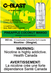 G Blast Pods by G Core Pineapple Coconut Mango / 20MG Closed Pods G Blast Pods by G Core | Downtown Smokes N Vapes