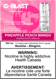 G Blast Pods by G Core Pineapple Peach Mango / 20MG Closed Pods G Blast Pods by G Core | Downtown Smokes N Vapes