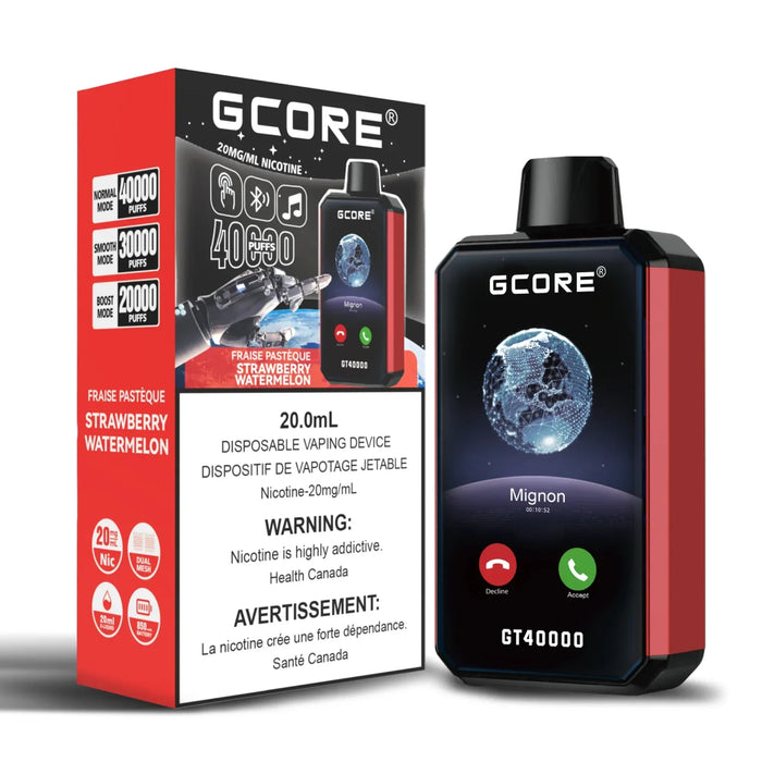 GCORE GT 40000 Strawberry Watermelon / 20MG Disposables GCORE GT 40000 | Downtown Smokes N Vapes