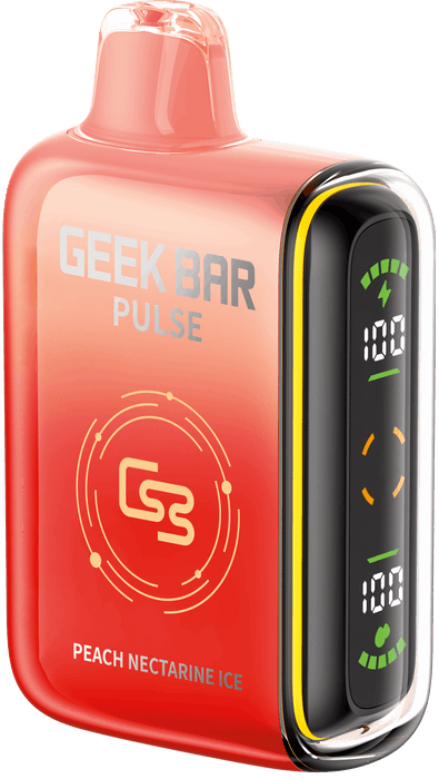 GEEK BAR PULSE 9000 PEACH NECTARINE ICE / 20MG Disposables GEEK BAR PULSE 9000 | Downtown Smokes N Vapes
