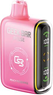 GEEK BAR PULSE 9000 PEACH PASSION ICE / 20MG Disposables GEEK BAR PULSE 9000 | Downtown Smokes N Vapes
