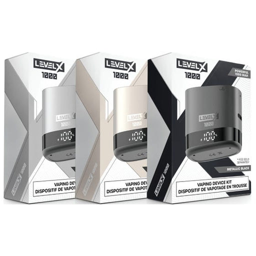 LEVEL X DEVICE KIT 1000 Closed Pods LEVEL X DEVICE KIT 1000 | Downtown Smokes N Vapes