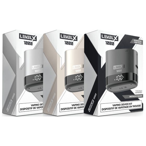 LEVEL X DEVICE KIT 1000 Closed Pods LEVEL X DEVICE KIT 1000 | Downtown Smokes N Vapes