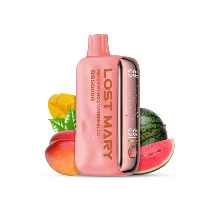 LOST MARY OS50000 50K DISPOSABLE Peach Mango Watermelon / 20MG Disposables LOST MARY OS50000 50K DISPOSABLE | Downtown