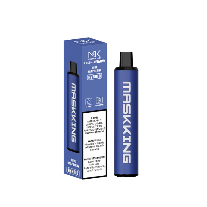 MASKKING HIGH GTS HYBRID Blue Raspberry / 20MG Intense Disposables MASKKING HIGH GTS HYBRID | Downtown Smokes N Vapes