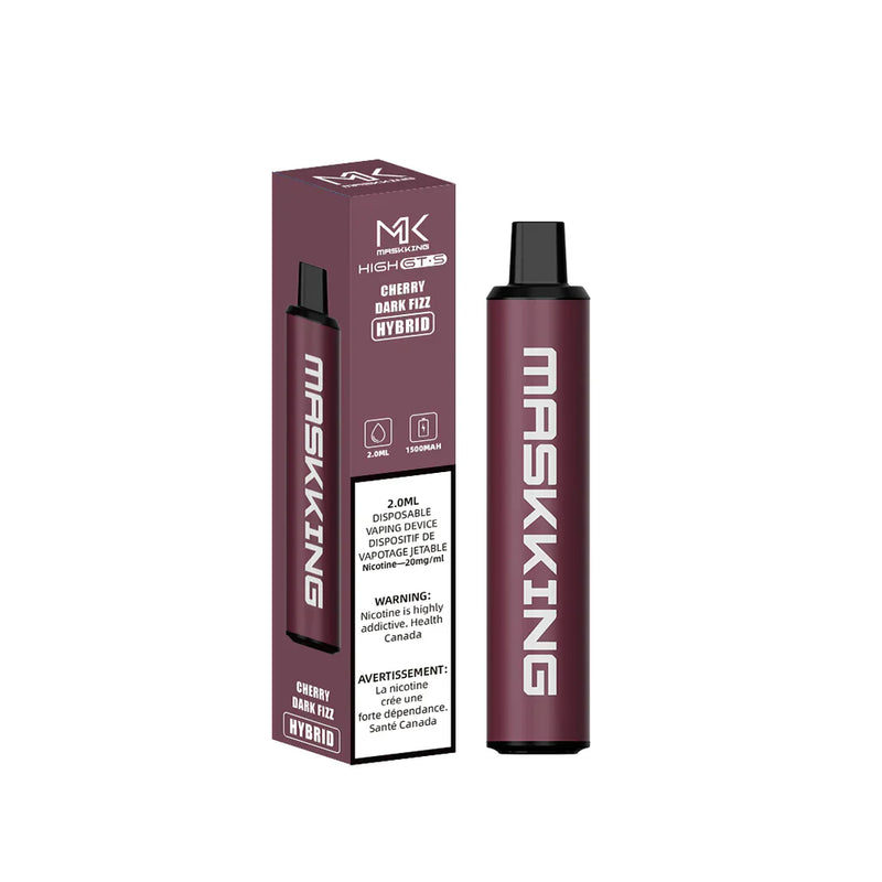 MASKKING HIGH GTS HYBRID - Raspberry Dark Sparkle Ice / 20MG Intense - Disposables MASKKING HIGH GTS HYBRID | Downtown
