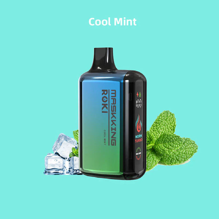 MASKKING ROKI 15K Cool Mint / 20MG HYBRID Disposables MASKKING ROKI 15K | Downtown Smokes N Vapes