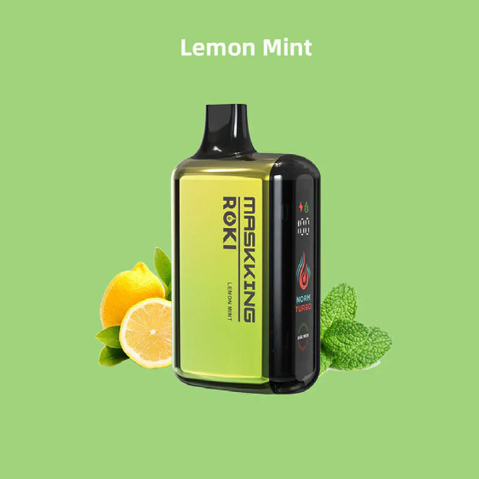 MASKKING ROKI 15K Lemon Mint / 20MG HYBRID Disposables MASKKING ROKI 15K | Downtown Smokes N Vapes