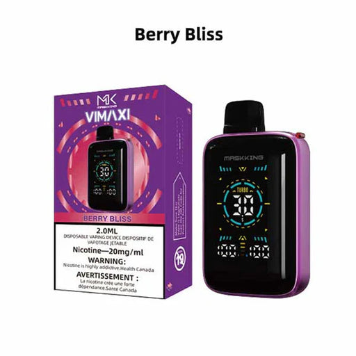 MASKKING VIMAXI 20K HYBRID DISPOSABLE Berry Bliss / 20MG Intense Disposables MASKKING VIMAXI 20K HYBRID DISPOSABLE