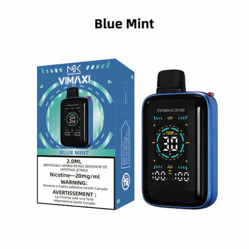 MASKKING VIMAXI 20K HYBRID DISPOSABLE Blue Mint / 20MG Intense Disposables MASKKING VIMAXI 20K HYBRID DISPOSABLE