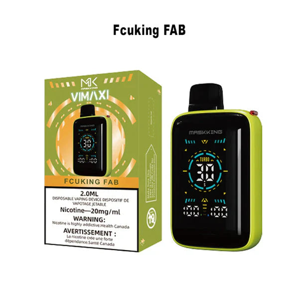 MASKKING VIMAXI 20K HYBRID DISPOSABLE Fcuking Fab / 20MG Intense Disposables MASKKING VIMAXI 20K HYBRID DISPOSABLE