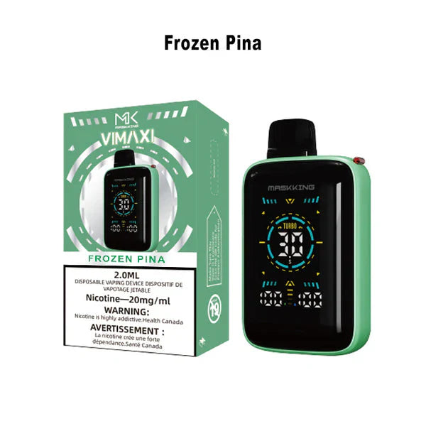 MASKKING VIMAXI 20K HYBRID DISPOSABLE Frozen Pina / 20MG Intense Disposables MASKKING VIMAXI 20K HYBRID DISPOSABLE