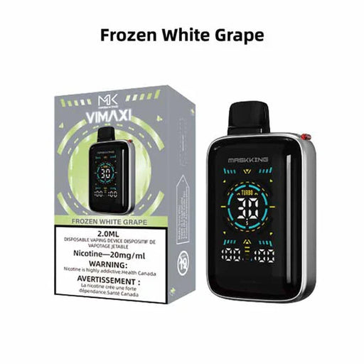 MASKKING VIMAXI 20K HYBRID DISPOSABLE Frozen White Grape / 20MG Intense Disposables MASKKING VIMAXI 20K HYBRID