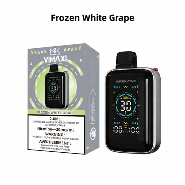 MASKKING VIMAXI 20K HYBRID DISPOSABLE Frozen White Grape / 20MG Intense Disposables MASKKING VIMAXI 20K HYBRID