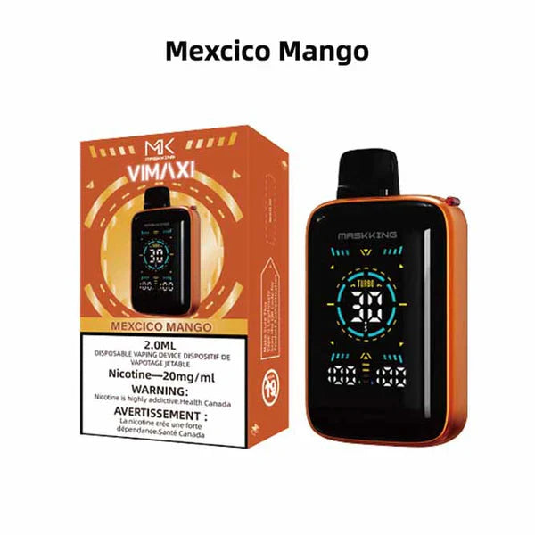 MASKKING VIMAXI 20K HYBRID DISPOSABLE Mexican Mango / 20MG Intense Disposables MASKKING VIMAXI 20K HYBRID DISPOSABLE