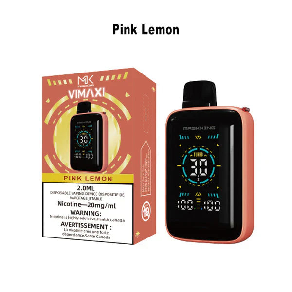 MASKKING VIMAXI 20K HYBRID DISPOSABLE Pink Lemon / 20MG Intense Disposables MASKKING VIMAXI 20K HYBRID DISPOSABLE