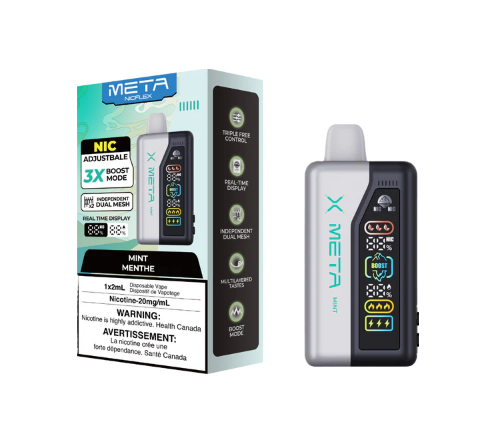 META NIC FLEX 40K HYBRID Mint / 20MG FLEX HYBRID Disposables META NIC FLEX 40K HYBRID | Downtown Smokes N Vapes