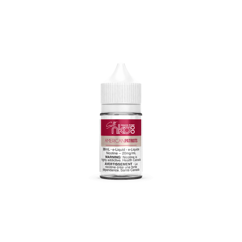 NAKED 100 SALT NIC 30ML AMERICAN PATRIOTS / 12MG Salt Nic NAKED 100 SALT NIC 30ML | Downtown Smokes N Vapes