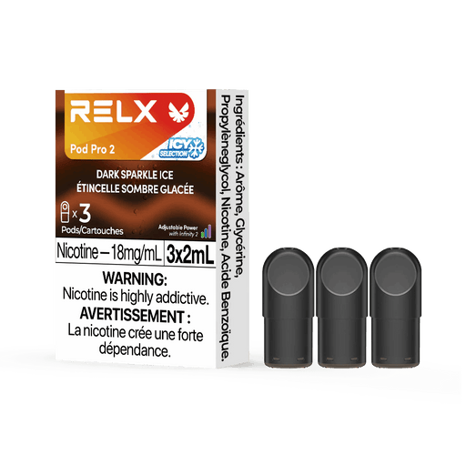 RELX POD PRO 2 Dark Sparkle Ice / 18MG Closed Pods RELX POD PRO 2 | Downtown Smokes N Vapes