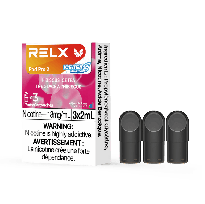 RELX POD PRO 2 Hibiscus Ice Tea / 18MG Closed Pods RELX POD PRO 2 | Downtown Smokes N Vapes