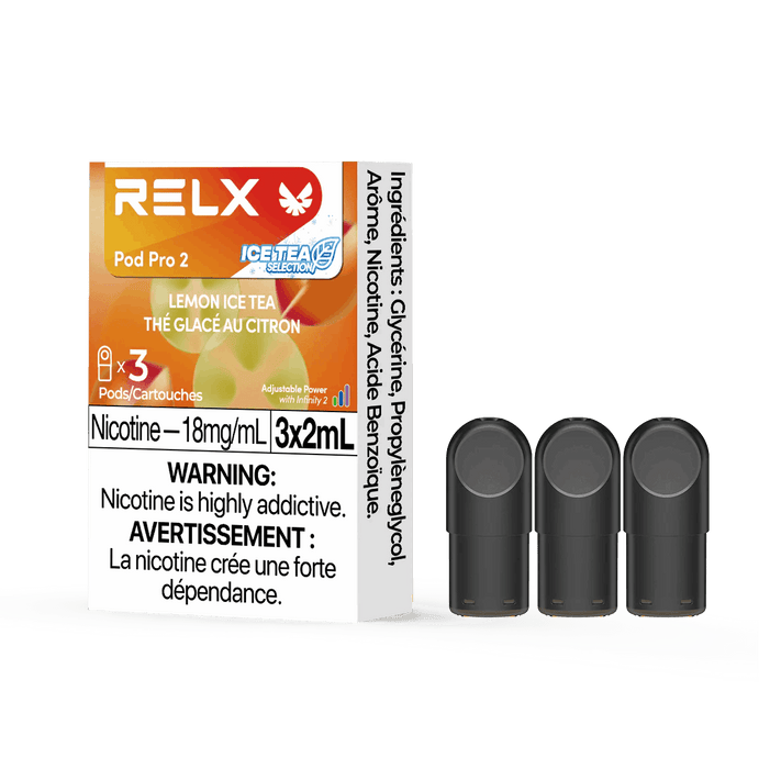 RELX POD PRO 2 Lemon Ice Tea / 18MG Closed Pods RELX POD PRO 2 | Downtown Smokes N Vapes