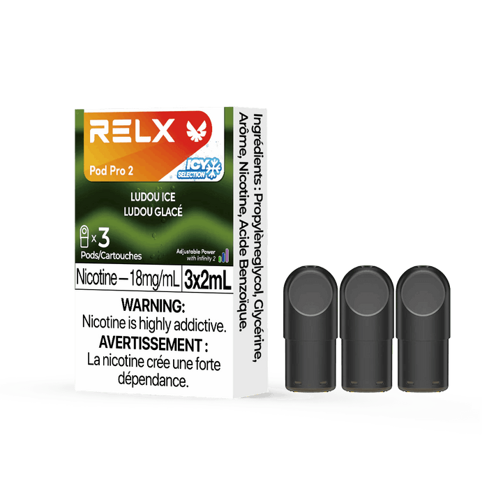 RELX POD PRO 2 Ludou Ice / 18MG Closed Pods RELX POD PRO 2 | Downtown Smokes N Vapes