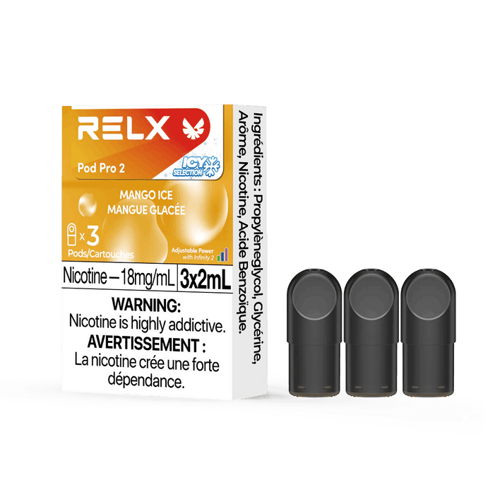 RELX POD PRO 2 Mango Ice / 18MG Closed Pods RELX POD PRO 2 | Downtown Smokes N Vapes