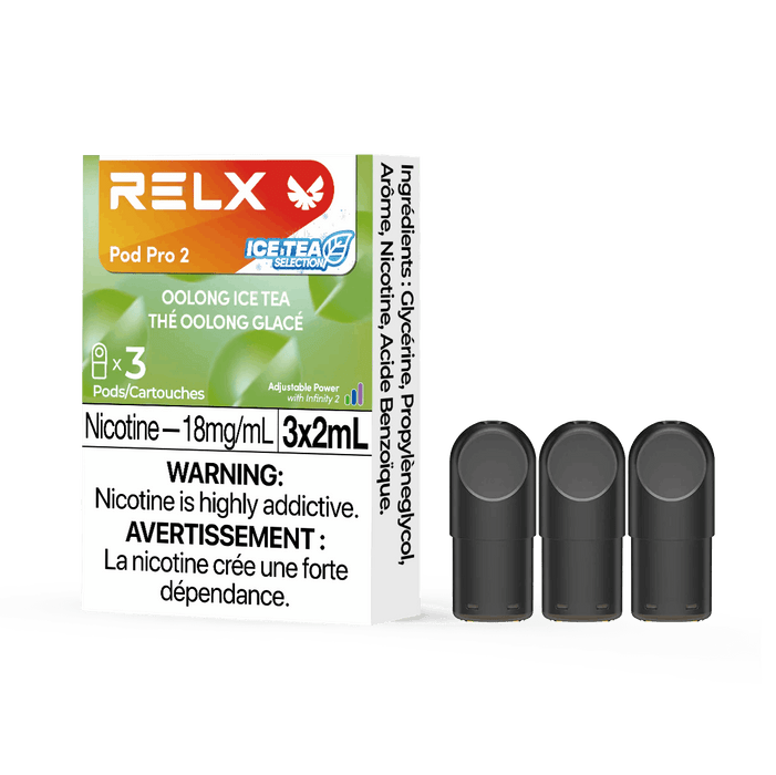 RELX POD PRO 2 Oolong Ice Tea / 18MG Closed Pods RELX POD PRO 2 | Downtown Smokes N Vapes