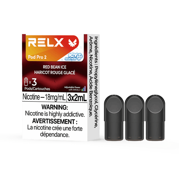 RELX POD PRO 2 Red Bean Ice / 18MG Closed Pods RELX POD PRO 2 | Downtown Smokes N Vapes
